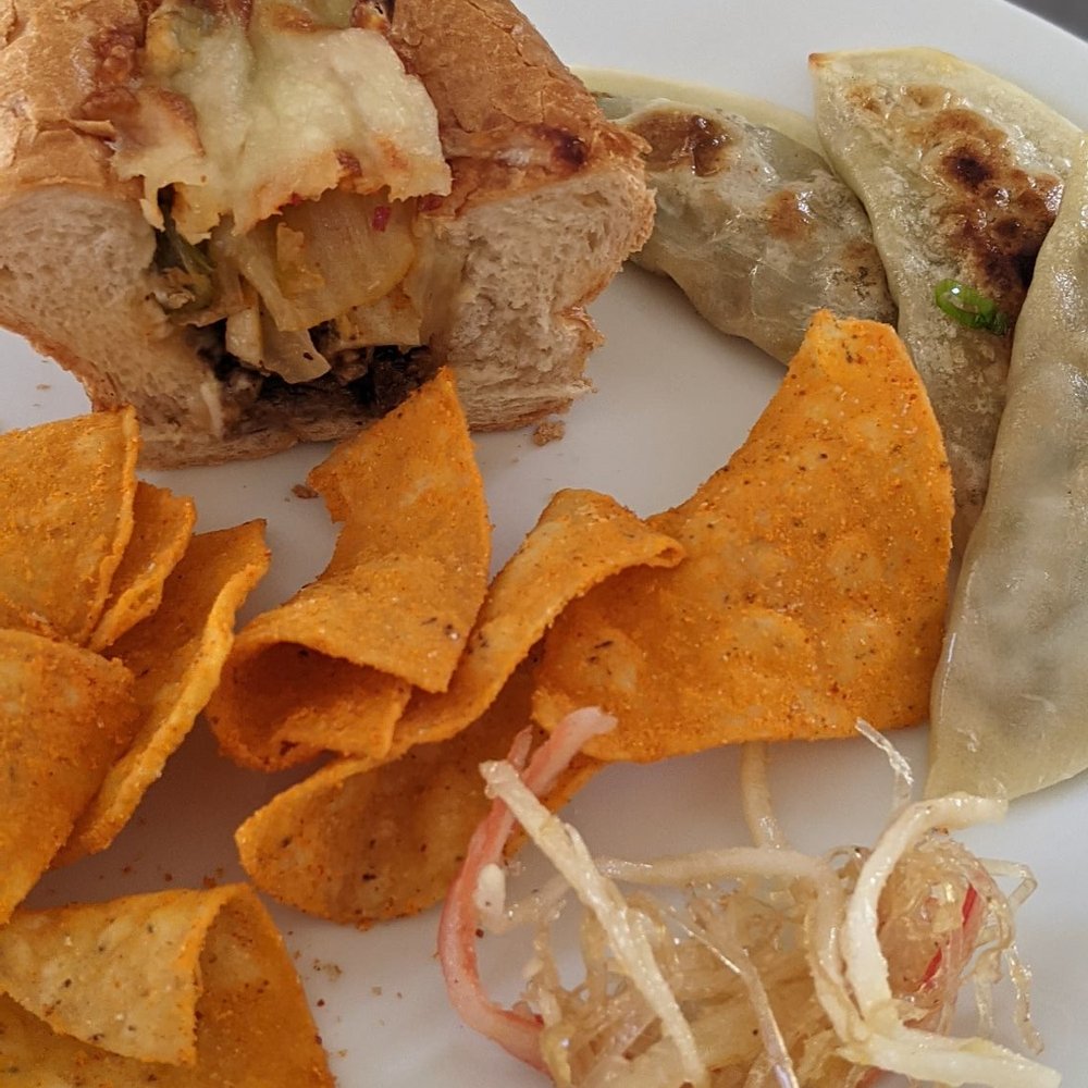 Bangbop - Bulgogi cheesesteak, veggie dumplings, koritos, candied squid - Korean Near Me - Washington, DC, District of Columbia Bangbop - Bulgogi cheesesteak, veggie dumplings, koritos, candied squid - Korean Near Me - Washington, DC, District of Columbia