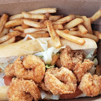Hook & Anchor - Shrimp Po Boy is dynamite! Excellent value, taste and quantity. - Seafood Near Me - Costa Mesa, California Hook & Anchor - Shrimp Po Boy is dynamite! Excellent value, taste and quantity. - Seafood Near Me - Costa Mesa, California
