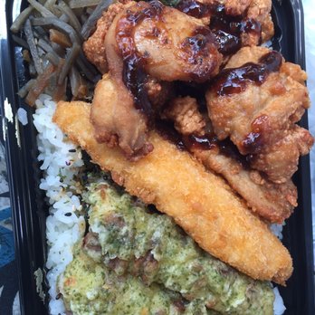 Kokoro-Tei - 8.24.16's nori Kara deluxe bento. - Japanese Near Me - Honolulu, Hawaii Kokoro-Tei - 8.24.16's nori Kara deluxe bento. - Japanese Near Me - Honolulu, Hawaii