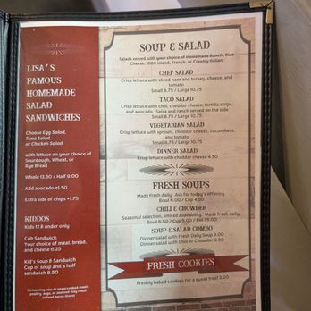 Lisa's Sandwich Den - Menu - Salad Near Me - Billings, Montana Lisa's Sandwich Den - Menu - Salad Near Me - Billings, Montana