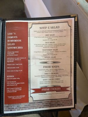 Menu photo 1 Lisa's Sandwich Den Billings, MT Menu photo 1 Lisa's Sandwich Den Billings, MT
