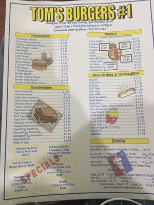 Menu photo 5 Toms Burgers Bell Gardens, CA Menu photo 5 Toms Burgers Bell Gardens, CA