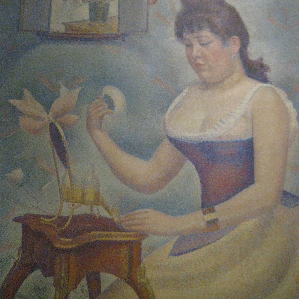 The Courtauld Gallery - Seurat "Young Woman Powdering herself" - Art Galleries Near Me - London, XGL The Courtauld Gallery - Seurat "Young Woman Powdering herself" - Art Galleries Near Me - London, XGL