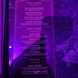 Magical dining 2026 menu