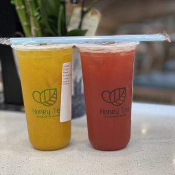 Honey Tea - Mango Kumquat; Strawberry Lemon Tea; Deliciously Refreshing! Enjoy All Natural Drinks! - Coffee & Tea Near Me - Pleasanton, California Honey Tea - Mango Kumquat; Strawberry Lemon Tea; Deliciously Refreshing! Enjoy All Natural Drinks! - Coffee & Tea Near Me - Pleasanton, California