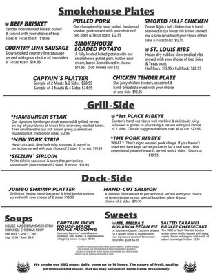 Menu photo 5 Captain Jacks Smokehouse Fernandina Beach, FL