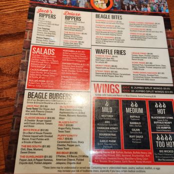 JackBeagles - Menu - Pubs Near Me - Charlotte, North Carolina