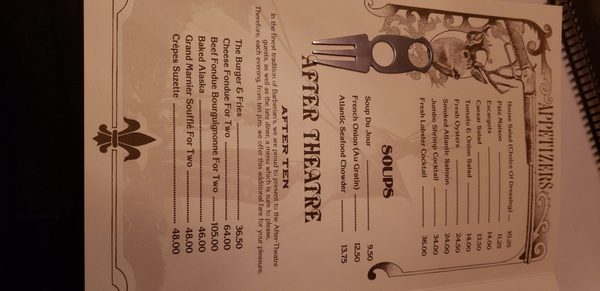 Menu photo 4 Barberian's Steak House Toronto, ON Menu photo 4 Barberian's Steak House Toronto, ON