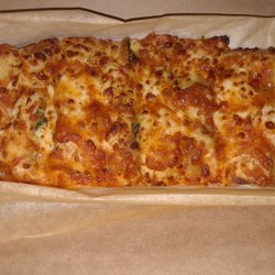 Domino's Pizza - Stuffed Cheesy Bread with Spinach & Feta. Tasted good.