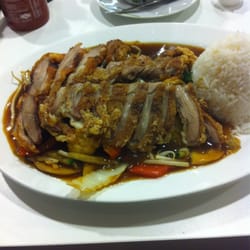 Asia Food - Ente kross 7 Euro grosse leckere Portion