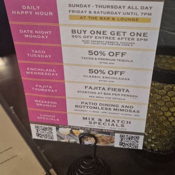 Cha Cha's Latin Kitchen - Promo by day - Bars Near Me - Brea, California Cha Cha's Latin Kitchen - Promo by day - Bars Near Me - Brea, California