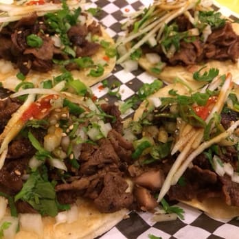 Bom Bom Grill - Beef tacos :) - Asian Fusion Near Me - Bellflower, California