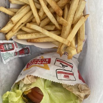 In-N-Out Burger - Double Double Protein Style w Fries NOT well done ! - Burgers Near Me - Sherman Oaks, California