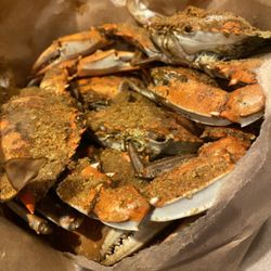 Stevensville Crab Shack - Bag full of crabs