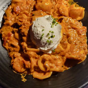 The Wine and Spirits Kitchen - Duck confit pasta - New American Near Me - Delray Beach, Florida The Wine and Spirits Kitchen - Duck confit pasta - New American Near Me - Delray Beach, Florida