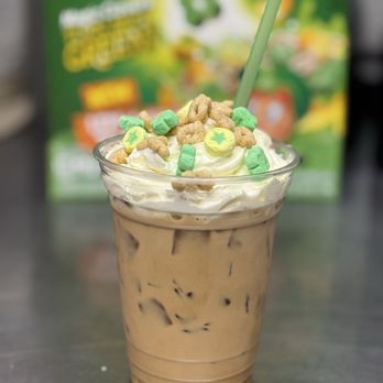 Hook Line & Espresso - Lucky charms iced mocha - Coffee & Tea Near Me - Granite Falls, Washington Hook Line & Espresso - Lucky charms iced mocha - Coffee & Tea Near Me - Granite Falls, Washington