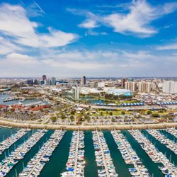Long Beach Convention & Entertainment Center - Aerial shot of the LBCEC campus
