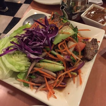 Mai Thai Cafe - Yum Nua- beef salad - Thai Near Me - Wheaton, Illinois