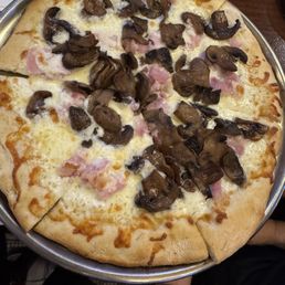 Pizza special.   Substituted for red sauce.