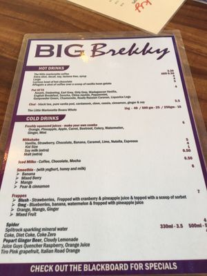 Menu photo 1 Big Brekky Petersham, NSW Menu photo 1 Big Brekky Petersham, NSW