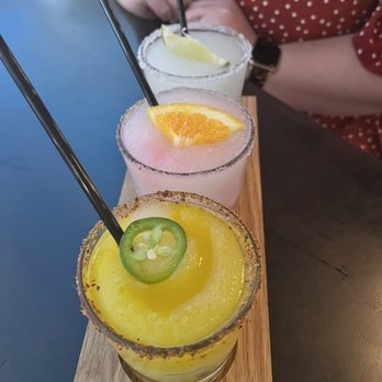 Flights - Frozen margarita flight - New American Near Me - Las Vegas, Nevada
