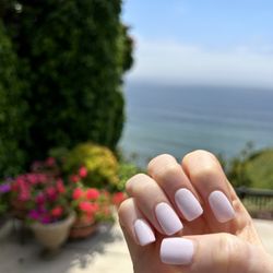 Pink Nails & Spa - Newport Beach - Always a great powder dip manicure here!