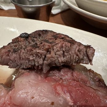 Black Angus Steakhouse - This is a med rare steak we ordered that came out looking well done? - Steakhouses Near Me - Burbank, California