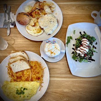 Broken Yolk Cafe - Meat lover's omelette, chicken friend steak, feta avocado toast - Breakfast & Brunch Near Me - Henderson, Nevada