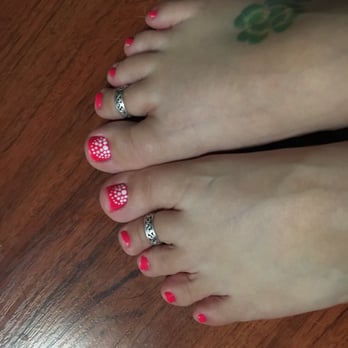 Ann's Nail & Day Spa - My toes, I do wish that the last later of dots wasn't there but, it's what I asked for and she did very good. - Nail Salons Near Me - San Antonio, Texas Ann's Nail & Day Spa - My toes, I do wish that the last later of dots wasn't there but, it's what I asked for and she did very good. - Nail Salons Near Me - San Antonio, Texas