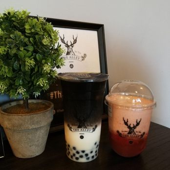 The Alley - Penguin on Ice and Strawberry Lulu - Bubble Tea Near Me - Edmonton, Alberta The Alley - Penguin on Ice and Strawberry Lulu - Bubble Tea Near Me - Edmonton, Alberta