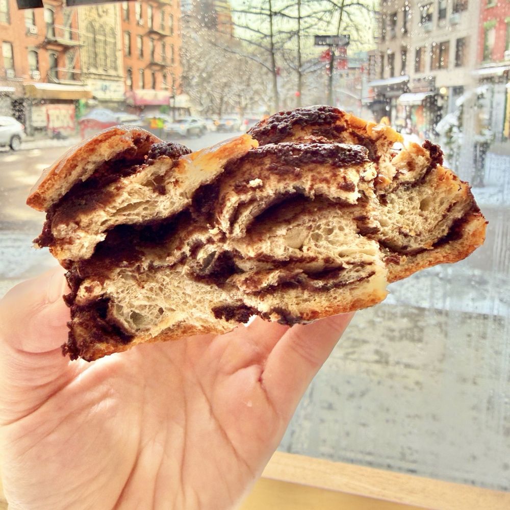 Elbow Bread - Chocolate babka ($8)-- inside was surprisingly soft, super chocolatey - Bakeries Near Me - New York, New York Elbow Bread - Chocolate babka ($8)-- inside was surprisingly soft, super chocolatey - Bakeries Near Me - New York, New York