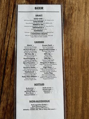 Menu photo 2 J Murphys on Main Cold Spring, NY
