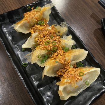 Noods Ramen Bar - Garlic chili gyoza - Ramen Near Me - Honolulu, Hawaii Noods Ramen Bar - Garlic chili gyoza - Ramen Near Me - Honolulu, Hawaii