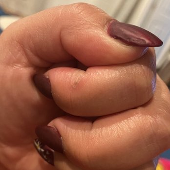 Skin Care Nails & Spa - Weird texture and unfinished polish - Nail Salons Near Me - Carson, California Skin Care Nails & Spa - Weird texture and unfinished polish - Nail Salons Near Me - Carson, California