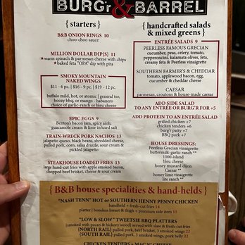 Burg’r & Barrel - Menu - Burgers Near Me - Johnson City, Tennessee Burg’r & Barrel - Menu - Burgers Near Me - Johnson City, Tennessee