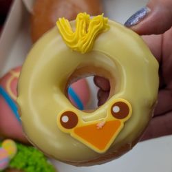 Krispy Kreme Doughnuts - Baby chick with vanilla icing