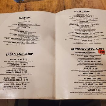Emiliano's - Menu - Mexican Near Me - Sayulita, NAY