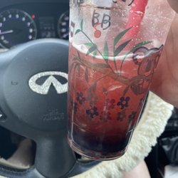 Gold Star Cupbop - Strawberry Bubble Tea