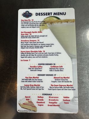Menu photo 2 Conch Republic Seafood Key West, FL