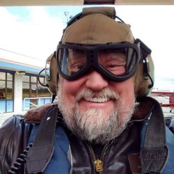 Olde Thyme Aviation - They even let you wear authentic head gear and leather jacket.