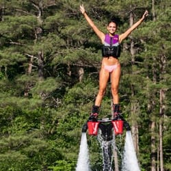 Lake Lanier Flyboard - Happy customer