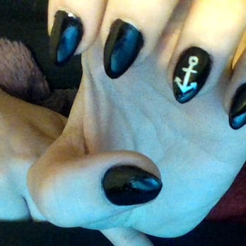 Diamond Nails and Spa - Nails by Michelle, first time getting acrylics! Anchor done by Long. Love this place :) - Nail Salons Near Me - Riverside, California Diamond Nails and Spa - Nails by Michelle, first time getting acrylics! Anchor done by Long. Love this place :) - Nail Salons Near Me - Riverside, California