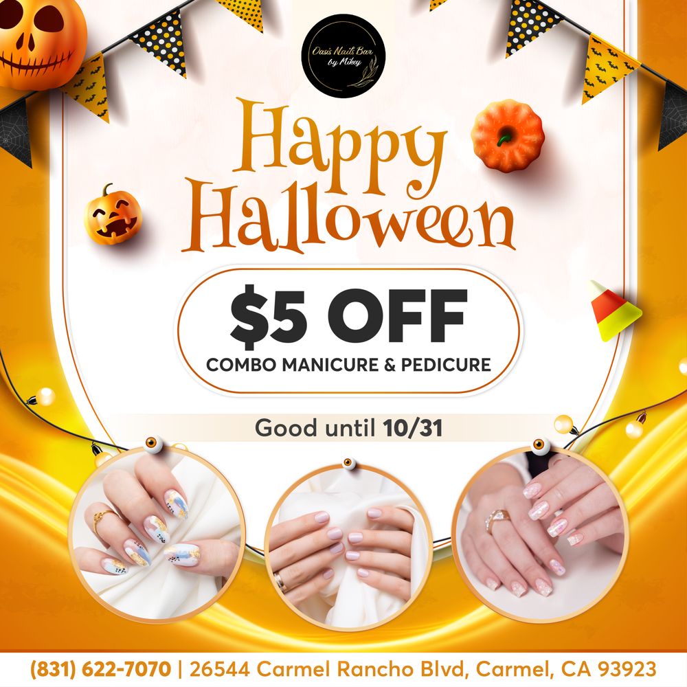 OASIS NAIL BAR 117 Photos 26544 Carmel Rancho Blvd, Carmelbythe