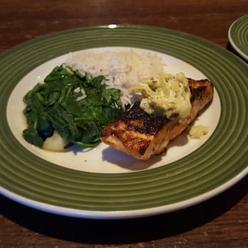 Applebee's Grill + Bar - Salmon filet tiny compared to menu ad! - Sports Bars Near Me - Conroe, Texas Applebee's Grill + Bar - Salmon filet tiny compared to menu ad! - Sports Bars Near Me - Conroe, Texas