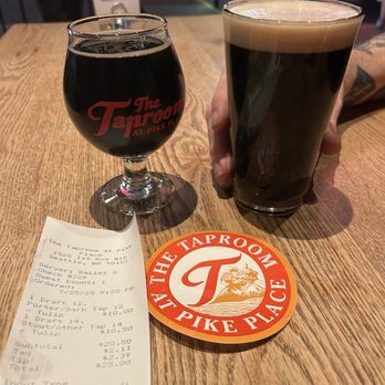 The Taproom at Pike Place - Stout & Porter Thankful for dark beer options- I like higher ABV lol like syrup - Beer Bar Near Me - Seattle, Washington The Taproom at Pike Place - Stout & Porter Thankful for dark beer options- I like higher ABV lol like syrup - Beer Bar Near Me - Seattle, Washington