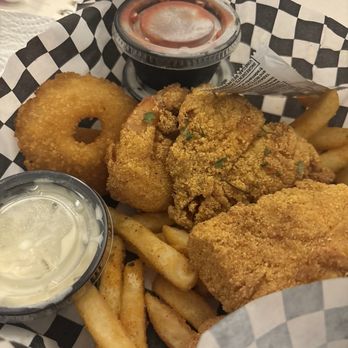 Port 17 - Port platter - half eaten lol - Seafood Near Me - Biloxi, Mississippi