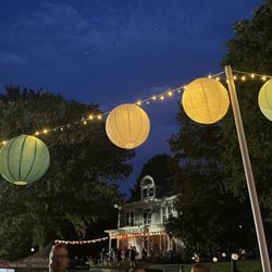 Feast Of Lanterns - The houses around the park also added lanterns