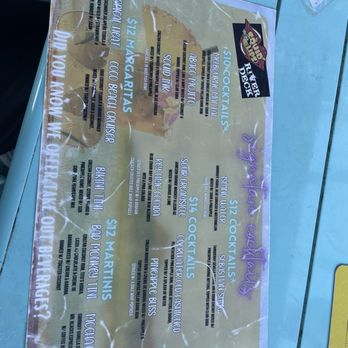 Squid Lips - Drink menu - Seafood Near Me - Sebastian, Florida