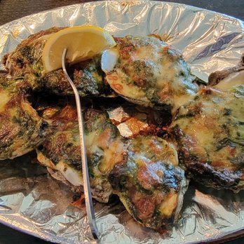 Caps On The Water - Oysters Rockefeller - Seafood Near Me - St Augustine, Florida Caps On The Water - Oysters Rockefeller - Seafood Near Me - St Augustine, Florida