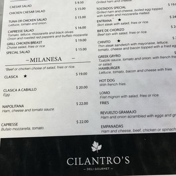 Cilantro's Gourmet Deli - Menu - Delis Near Me - Wellington, Florida Cilantro's Gourmet Deli - Menu - Delis Near Me - Wellington, Florida